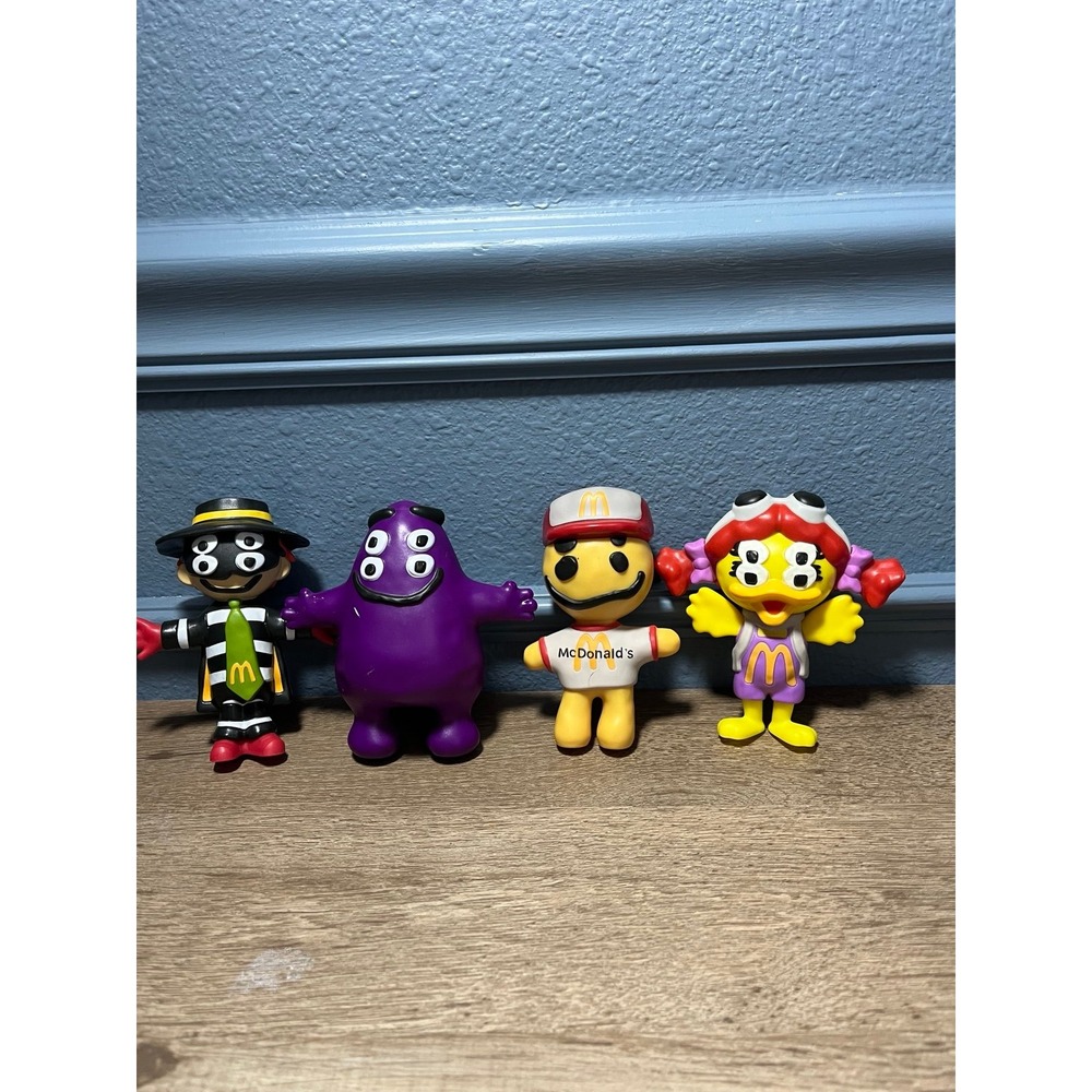 2022 McDonald's Cactus Plant Flea Market‎ CPFM Toy Set of 4 Adult Happy Meal